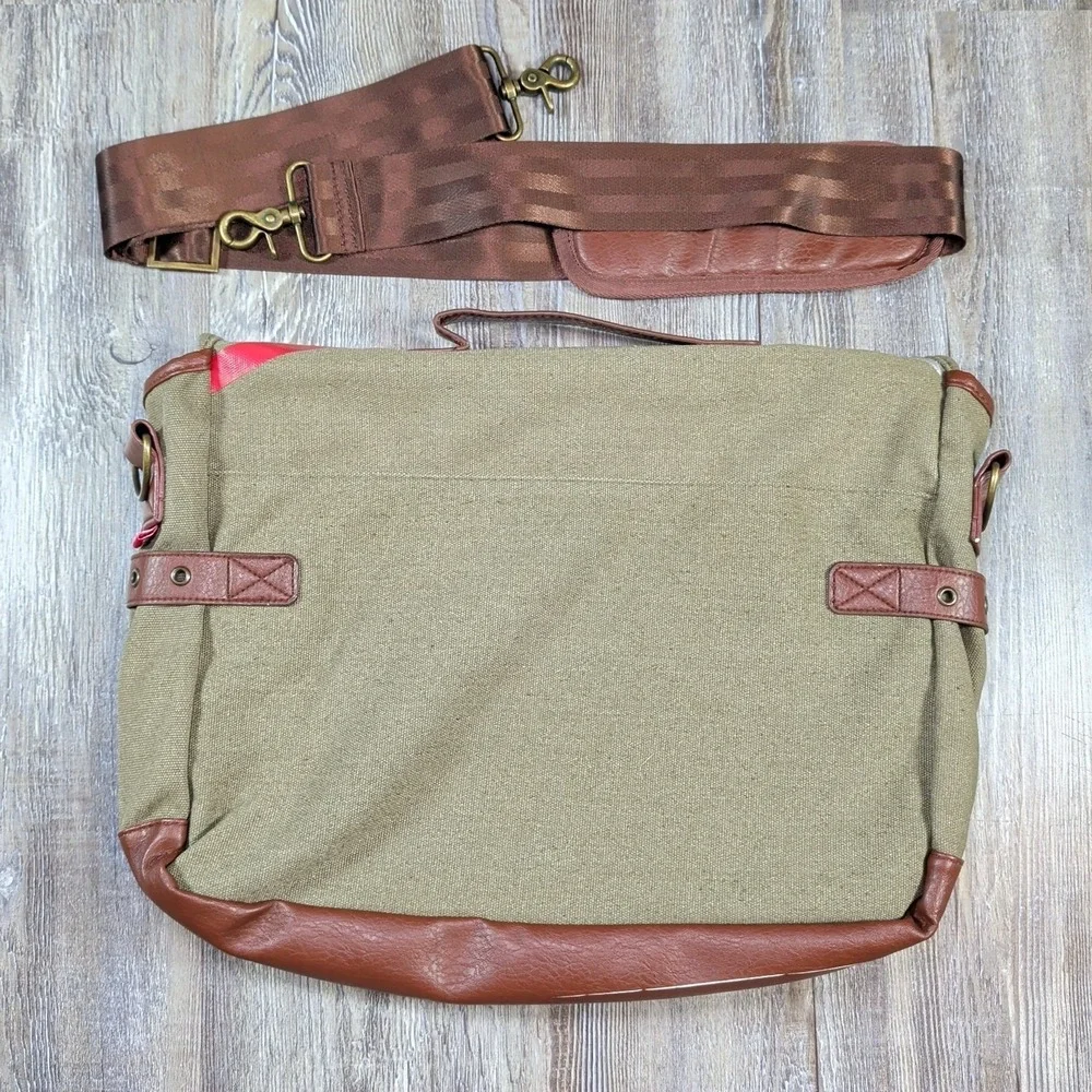 Vintage Inspired Marvel Captain America Civil War Superhero Messenger Laptop Bag